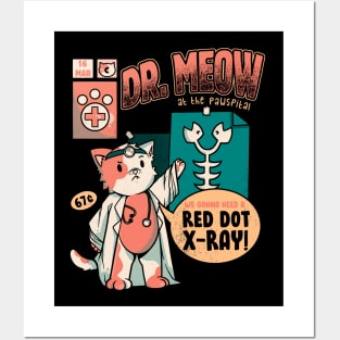 Dr Meow Doctor Cat Medicine Love My Doctor by Tobe Fonseca Posters and Art